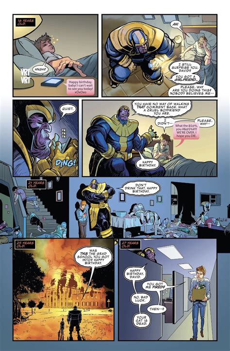 [Marvel Comics] So uhh... what does Thanos have against David? : r ...