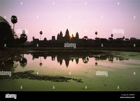 Angkor Wat At Sunrise Stock Photo - Alamy