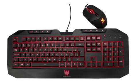 Teclado E Mouse Acer Predator Dkusb1b0eq/ Dc1121101q C/ Fio | Mamut Stock