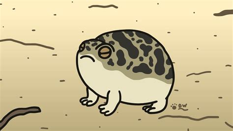 Smol, Angry (Squeaky) Desert Rain Frog- Animated - YouTube