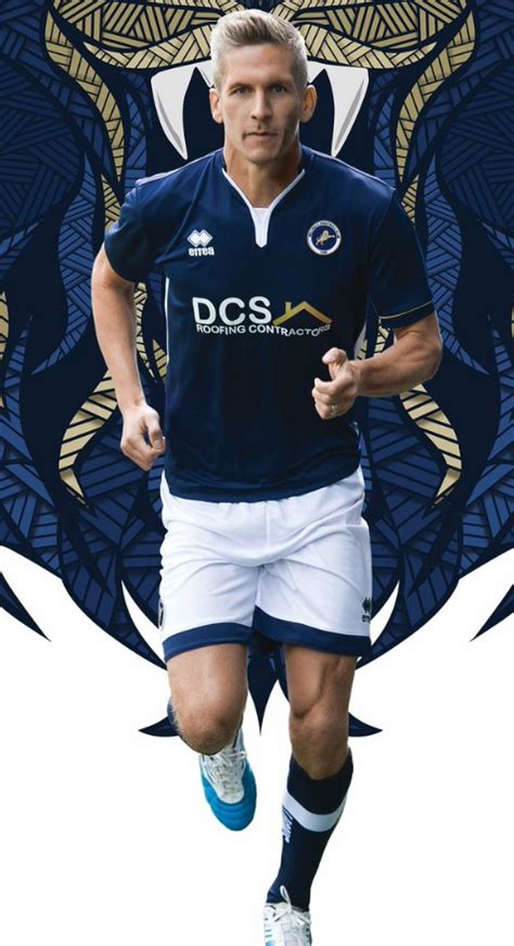 New Millwall FC Kit 2017-2018 | MFC Errea Home Shirt 17-18 | Football ...