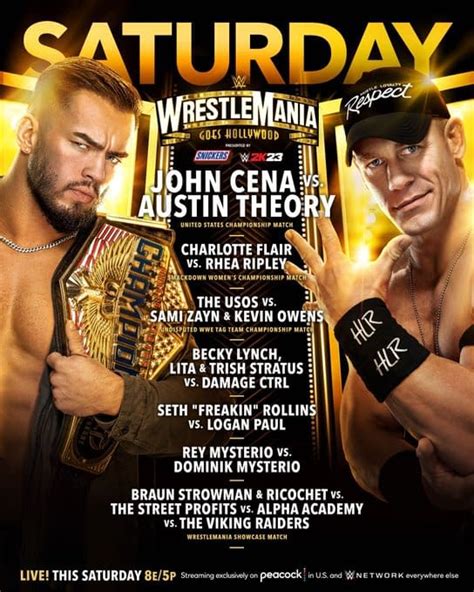 WrestleMania Night One and Two Lineup Revealed for This Weekend