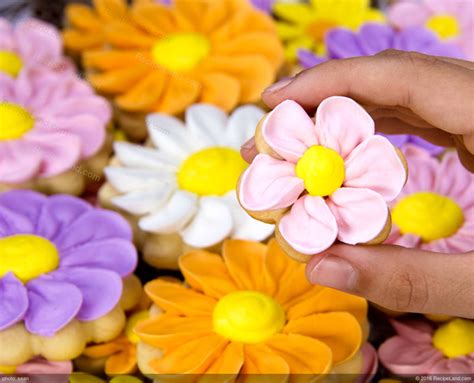 Flower Sugar Cookies Recipe | RecipeLand.com