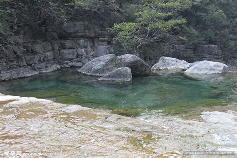 清流见底的水摄影图__山水风景_自然景观_摄影图库_昵图网