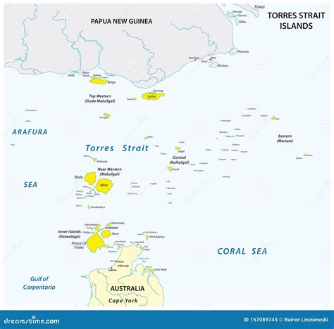 Printable Torres Strait Map