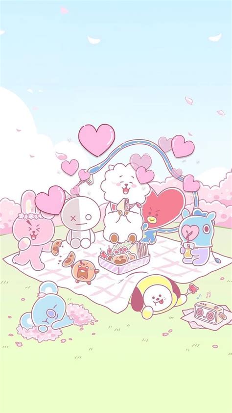 Cute BT21, bt21 pink HD phone wallpaper | Pxfuel