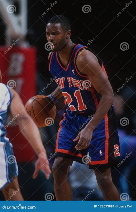 New York Knicks Guard Charlie Ward Editorial Photo - Image of start ...