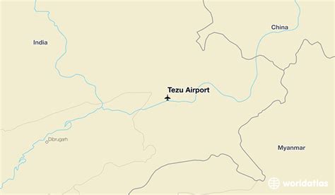 Tezu Airport (TEI) - WorldAtlas