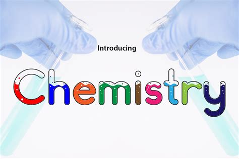 Chemistry Font by da_only_aan · Creative Fabrica | Chemistry, Lettering ...