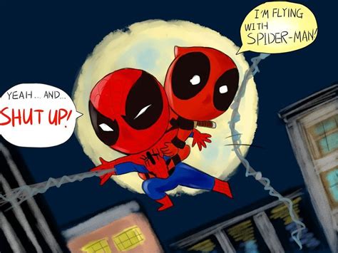 Deadpool and Spider-Man by SylvieZ on deviantART | Deadpool and ...