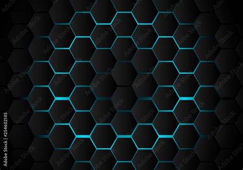 Blue Honeycomb Background