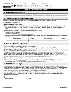 Fillable Online Roth IRA Conversion Form - eOption Fax Email Print ...