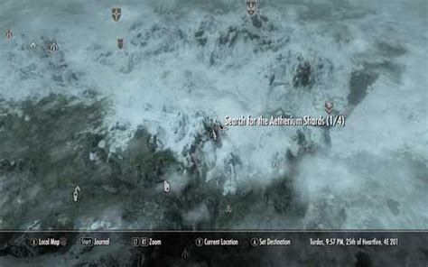 Aetherium Shards Locations Map - Mammoth Mountain Trail Map