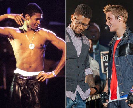 2. When Usher released his first single, Justin Bieber wasn't even born ...