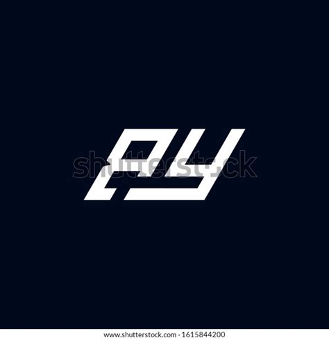 Creative Modern Minimalist Letter By Logo Stock Vector (Royalty Free ...