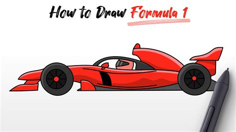 How To Draw A Formula 1 Car » Marchbob