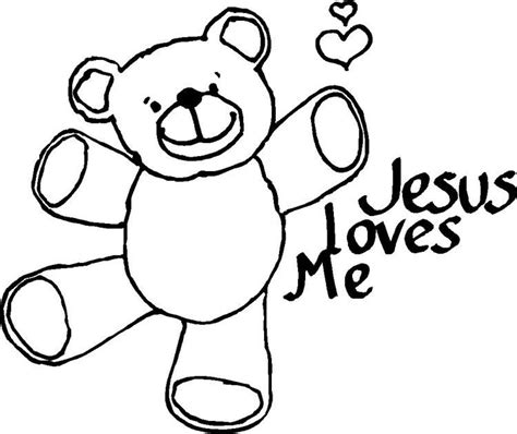 530 Simple Jesus Loves Me Coloring Page with Animal character ...