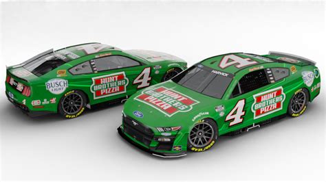 Kevin Harvick 2023 Hunt Brothers Pizza Mustang | Stunod Racing