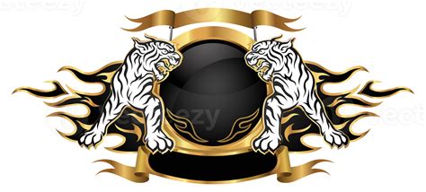 Tiger logo emblem 19009092 PNG