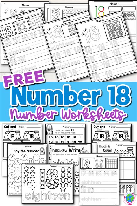 Number 18 Worksheet