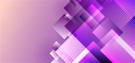 Abstract purple squares geometric overlapping layers with glowing light background 2247217 ...