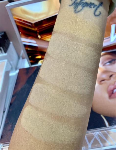 Fenty Beauty Pro Filt’r Soft Matte Powder Foundation Swatches of all ...