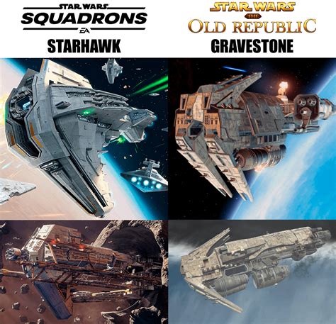 Is it just me, or does the new Starhawk-type ship from Squadrons look very similar to the ...