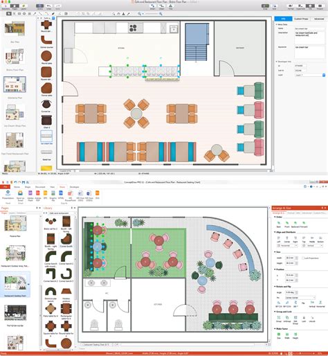 Restaurant Floor Plan Design Software Mac | Floor Roma