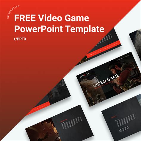 Free Video Game Presentation PowerPoint template