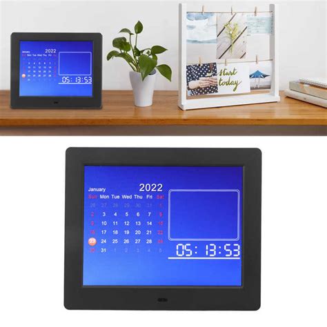 8in-Digital-Picture-Frame-800x600-Clock-Calendar-Timing-LCD-Electronic-Photo-Frame-Advertising ...