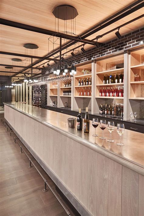 The Design Of This New Wine Tasting Room Includes A 40 Foot Long Pewter ...