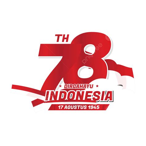 Hut Ri 78th Happy Republik Indonesia 17 Agustus 2023 Bebas Vektor, Hut ...