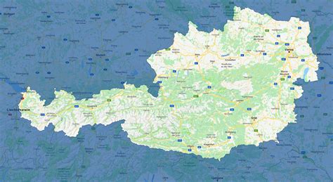 Austria Map / Map Of Austria Showing The Study Areas Main Rivers And ...