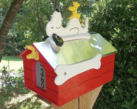 Snoopy Mailbox Relax red - Etsy