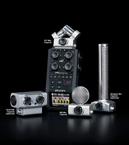 Zoom H6 ZOOM H6 Handheld Audio Portable Recorder - SBR Pro Sound