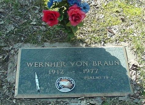 Wernher Von Braun Tombstone - Wernher von Braun: A scientist who wanted a city ... - Maybe you ...