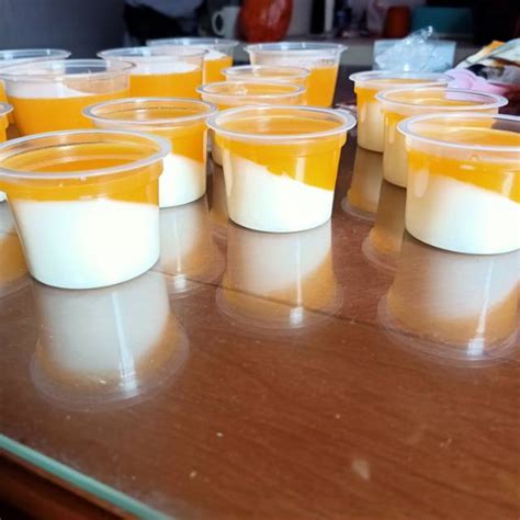 Jual puding mangga lapis puding susu (130ml) | Shopee Indonesia