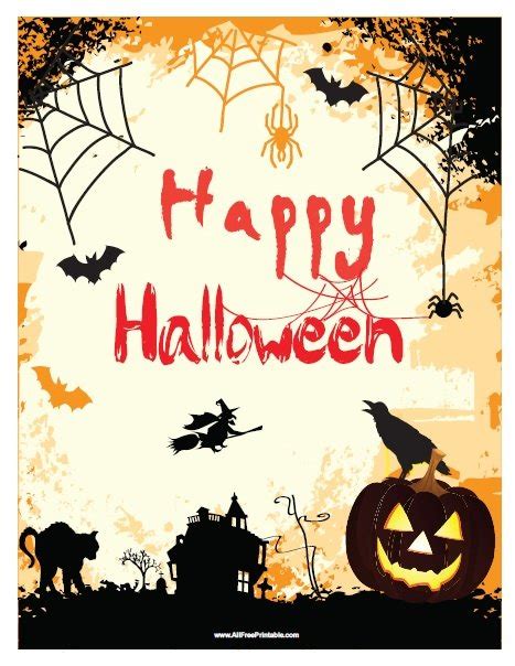 Happy Halloween Sign – Free Printable