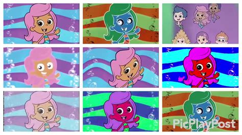 9 Bubble Guppies Theme Song Intros - YouTube