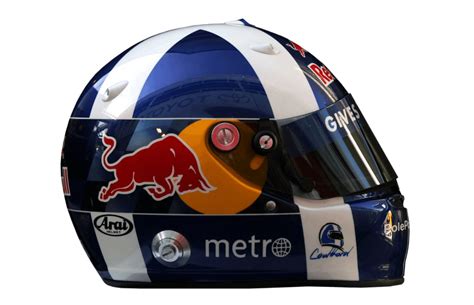 Helmet designs of David Coulthard (Red Bull) from 2007 : r/f1helmet