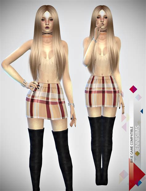 Downloads sims 4:Base Game compatible Skirt and Top Everyday | JenniSims