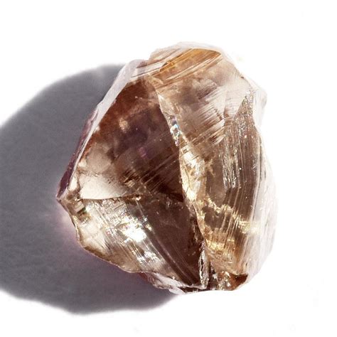 1.29 carat cognac brown rough diamond triangle maccle – The Raw Stone