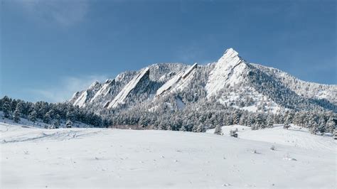 4K The Flatirons in Winter Boulder Colorado, HD Wallpaper | Rare Gallery