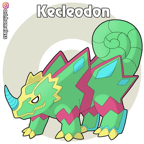 I designed a Kecleon evolution! (Original sketch by AtomicReactor ...