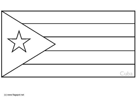 Cuban Flag Coloring Page | Cuba flag, Flag coloring pages, Cuba