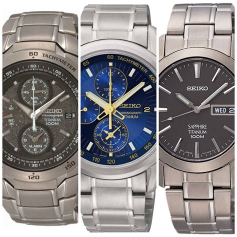 Los 9 mejores relojes Seiko de titanio para hombres - Comprar Reloj