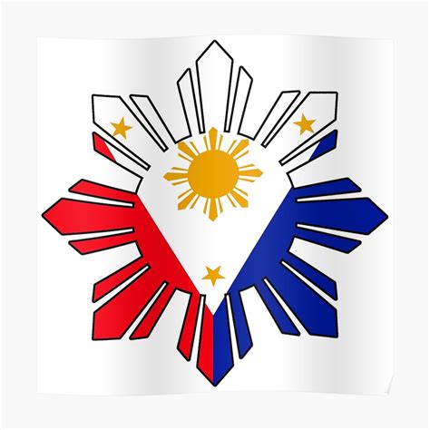 "Philippine Sun Flag" Poster by kayve | Redbubble