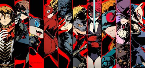 Download Persona 5 Royal Characters Collage Wallpaper | Wallpapers.com