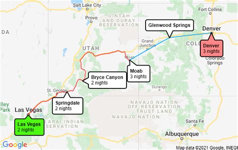 13 nights Utah Mighty 5 by Rail and Road