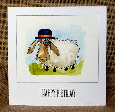 Funny Birthday Card Sheep Birthday Card Birthday Card for - Etsy